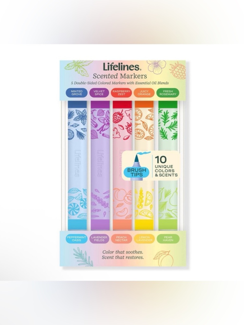Lifelines 5pk Scented Markers
